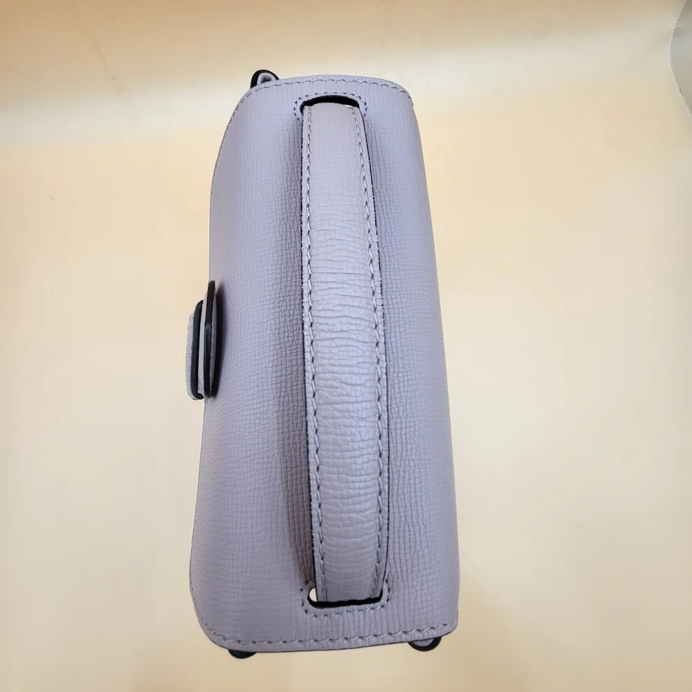 BURBERRY Camberley Calfskin Leather Pale Orchid Handbag, Authentic W/ COA..